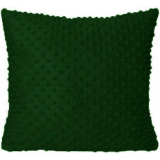 Dekoratīvā spilvendrāna 40x40 Minky pudele zaļa 49