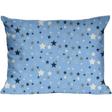 Kokvilnas spilvendrāna 40 x 60 364 000 zvaigznes, zila, bērniem 24 g