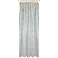 Gatavs aizkars Alina 140x270 bēšs ar lenti/suskariem