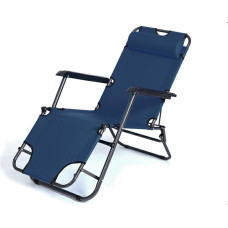 Atzveltnes krēsls Dārza krēsls 153x60x80 ISWING COMFORT tumši zils