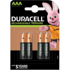 Duracell AAA Ni-Mh 1.2V Lādējamas Baterijas 900mAh (4gab.) (EU Blister)