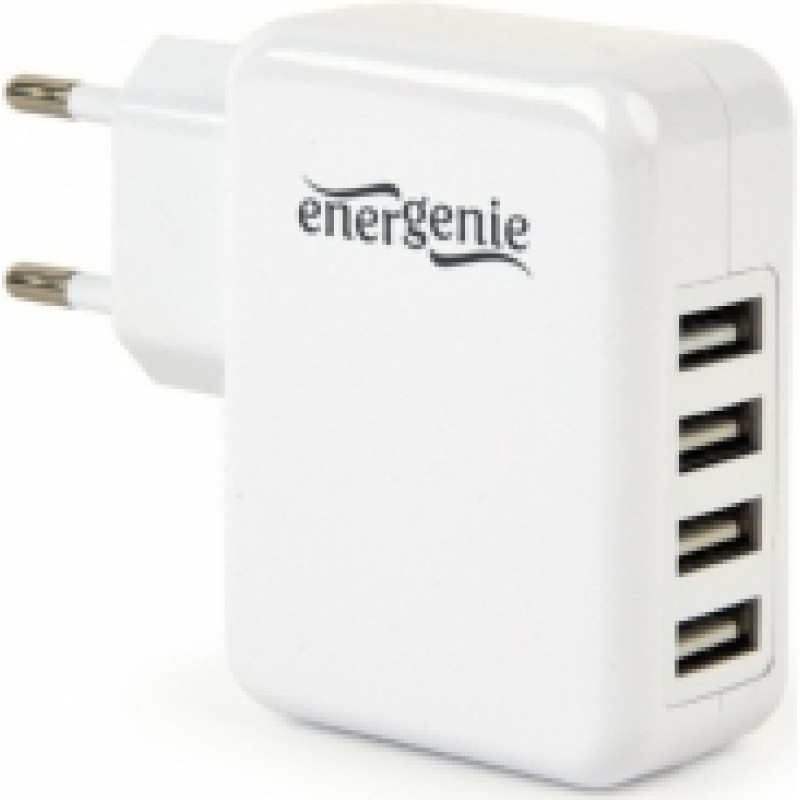 Energenie 4-port Universal USB 3.1A White