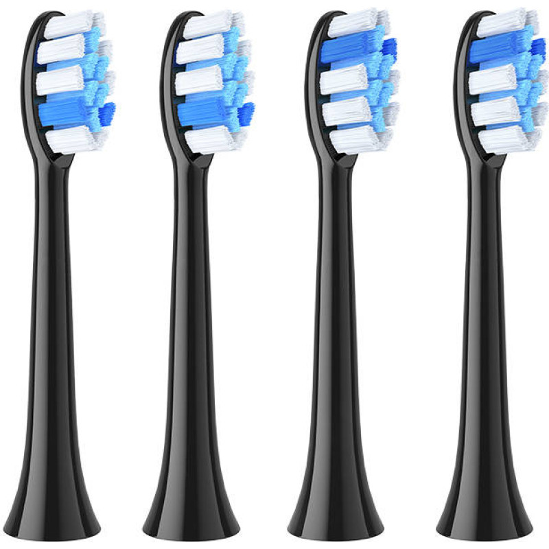 Fairywill P11|P80 toothbrush tips (black)