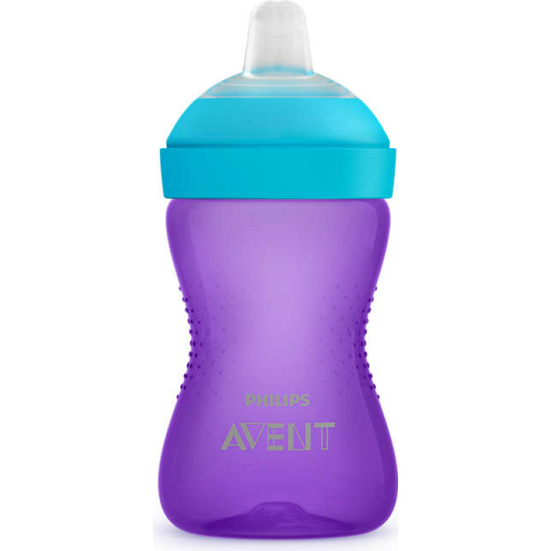 Philips Avent My Grippy mācību krūzīte ar mīkstu snīpi 300ml  9M+  lillā SCF802|02