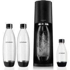 Sodastream Soda Maker Terra Megapack QC black Schwarz incl 3 bottles (2270214)