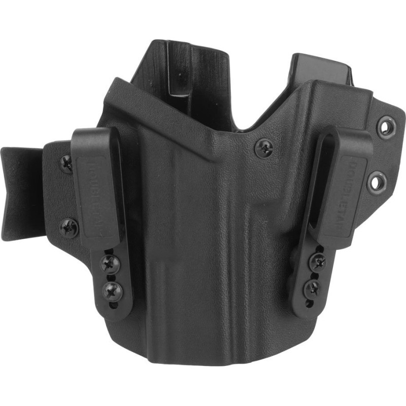 Doubletap GEAR — pielikums IWB Kydex maciņš Glock 17 un Magazine — melns