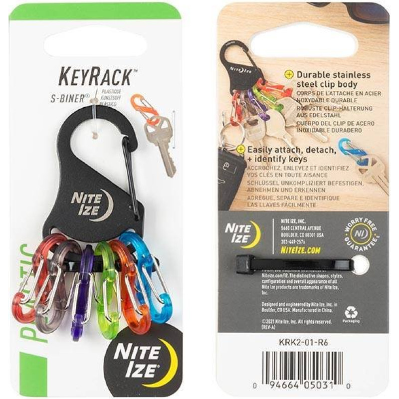 Nite Ize - KeyRack S-Biner - KRK2-01-R6