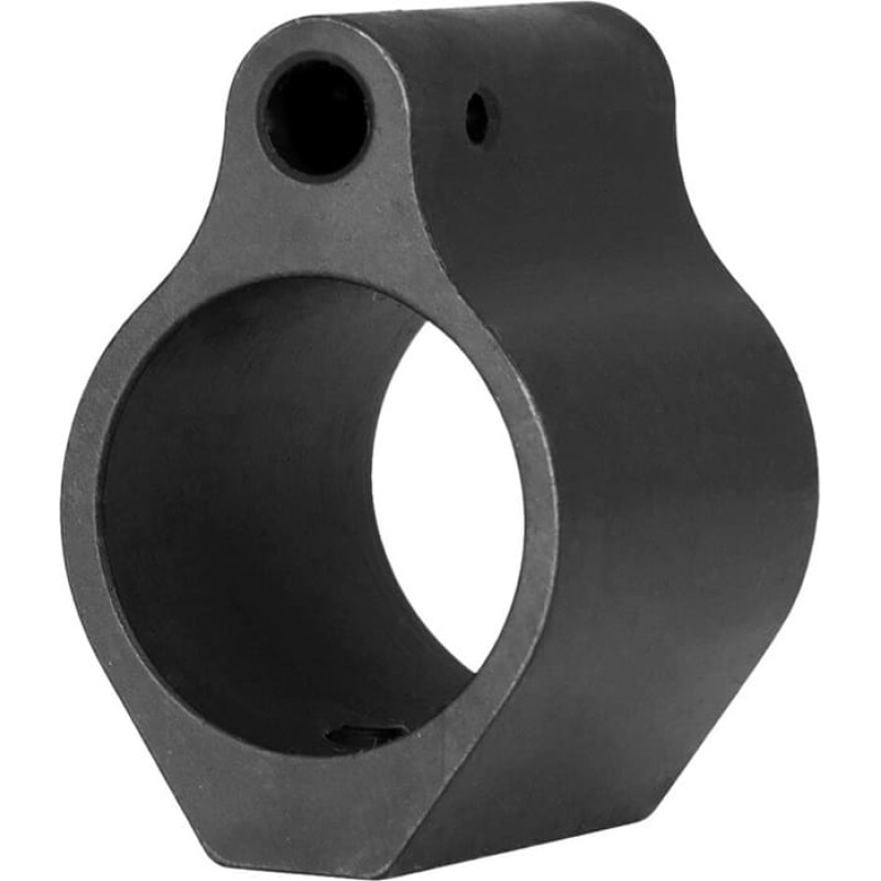 Mission First Tactical (Mft) MFT &mdash; EvolV zema profila gāzes bloks priek&scaron; AR-15 &mdash; .750'' - 1'' muca &mdash; tērauds &mdash; melns &mdash; E2LPGB