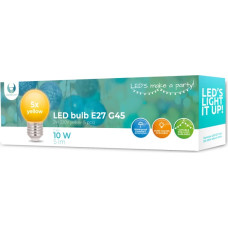 Forever Light LED Bulb E27 G45 2W 230v yellow 5pcs Forever Light