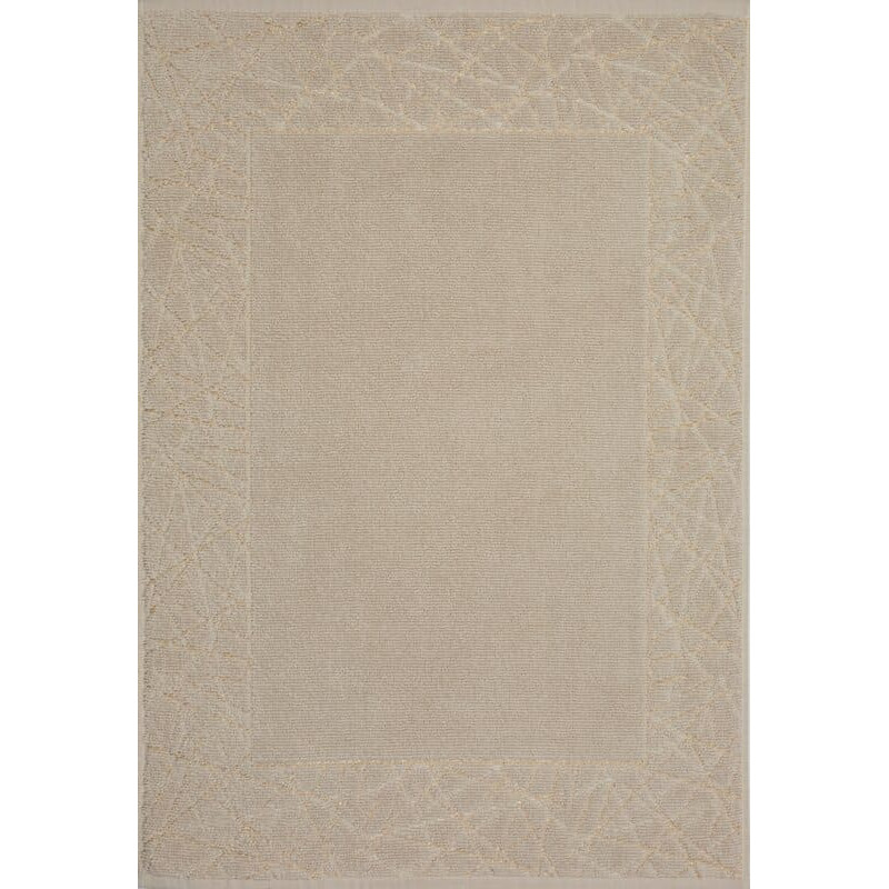 Vannas istabas paklājs 50x70 Nika bēšs kokvilna 700 g/m2