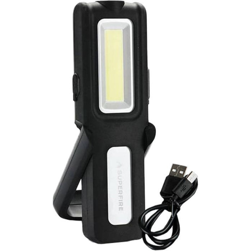 Workshop flashlight Superfire G12, 566lm, USB