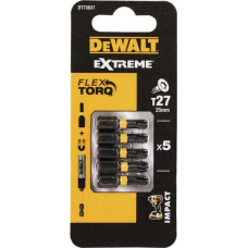 Dewalt-Akcesoria komplektā 5gab. Torsion TX27/25mm triecienuzgaļi [DT7383T-QZ]