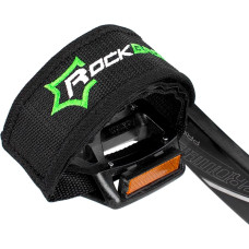 Rockbros Vieglas, izturīgas velo pedāļu siksnas - melnas