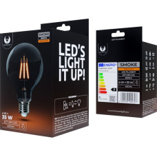 Forever Light LED Bulb Filament E27 G95 4W 230V 2000K 400lm COG smoked Forever Light