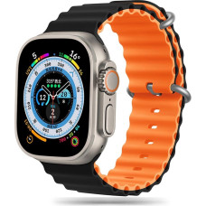 Tech-Protect IconBand Pro Strap for Apple Watch 4 | 5 | 6 | 7 | 8 | 9 | SE | Ultra 1 | 2 (42|44|45|49 mm) - Orange|Black