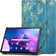 Tech-Protect SmartCase case for Lenovo Tab M10 Plus (3rd gen.) 10.6" TB-125 | TB-128 - blue with sakura flowers