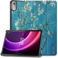 Tech-Protect SmartCase case for Lenovo Tab P11 (2nd gen.) 11.5" TB-350 - blue with sakura flowers