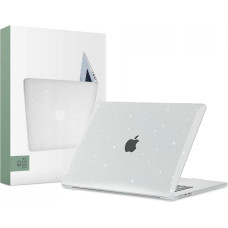 Tech-Protect SmartShell case for MacBook Air 15" M2 | M3 | 2023-2024 - transparent and glitter