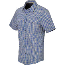 Helikon - Covert Concealed Carry krekls ar īsām piedurknēm - KO-CCS-CB-C4 Royal Blue rūtains - (3XL)