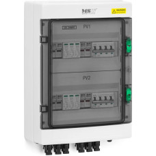 MSW Sadales kārba PV sadales iekārta fotoelementiem 2. tips 4 ieejas 2 izejas 1000 V IP66