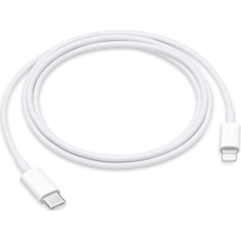 Kabelis Apple USB Type-C Male - Lightning Male 1m White