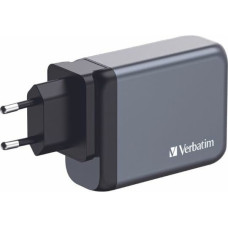 Verbatim Ładowarka sieciowa GaN 100W 3xUSB-C|USB-A + Adapter EU|UK|US GNC-100 32202