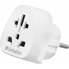 Verbatim Adapter podróżny EU|UK|US WTEU-02 biały|white 49549