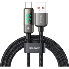 Mcdodo CA-3630 USB-A to USB-C cable, auto power off, PD 100W, 1.2m (black)