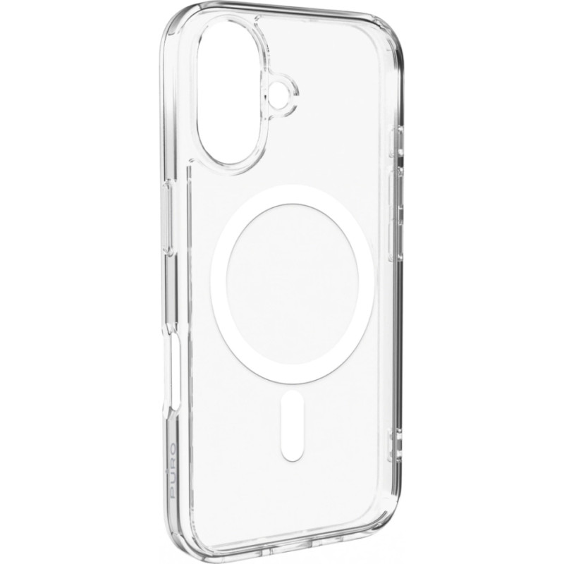 Puro Lite Mag MagSafe Silicone Case for iPhone 16 - Transparent