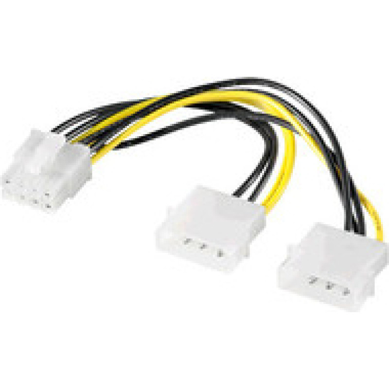 Microconnect Internal Power supply cable 2x 5 25 plug - PCI expres 8pin