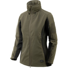 Helikon - Sieviešu jaka Gunfighter - melna / Taiga zaļa - KU-GUW-FM-0901A (L)