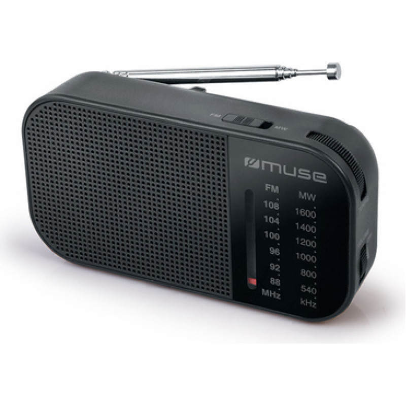 Muse M-025 R  Portable radio  Black