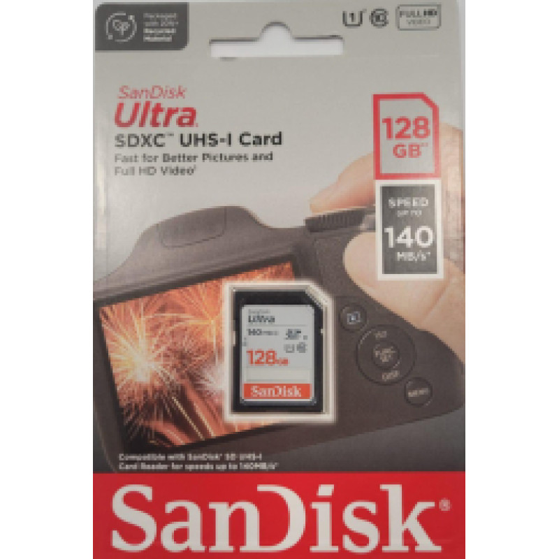 Atmiņas karte Sandisk Ultra SDXC 128GB