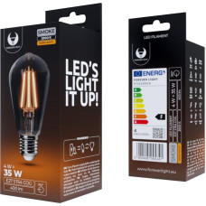 Forever Light LED Bulb Filament E27 ST64 4W 230V 2000K 400lm COG smoked Forever Light