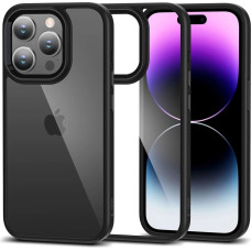 Tech-Protect MagMat case for iPhone 15 Pro Max - black and transparent