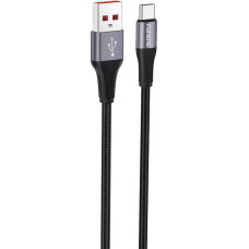 Foneng X112 USB-A to USB-C cable, 3A, 1m (black)