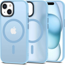 Tech-Protect MagMat MagSafe case for iPhone 15 - matte blue