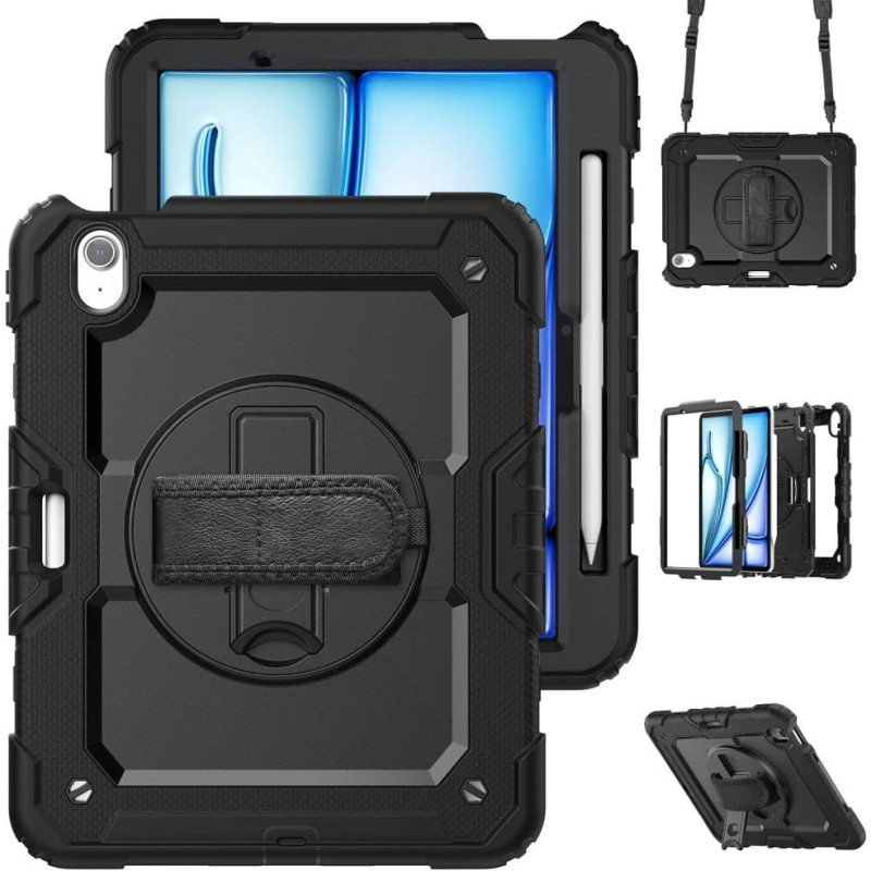 Tech-Protect Solid360 case for iPad Air 11" 2024 - black