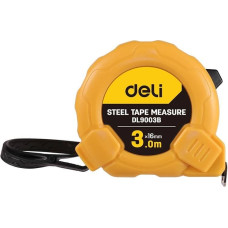 Steel Measuring Tape 3m|16mm Deli Tools EDL9003B (yellow)