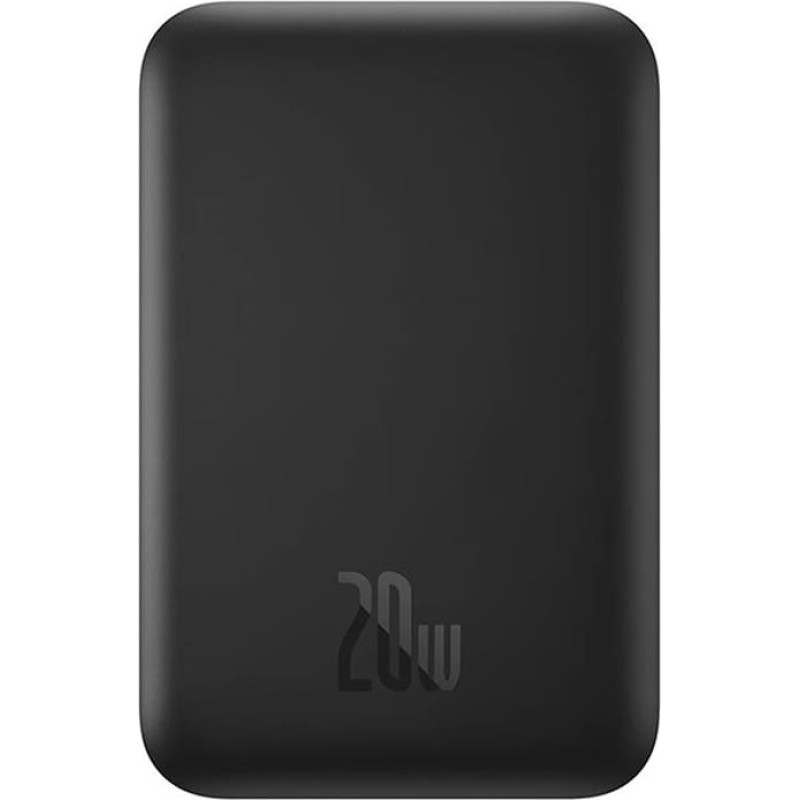 Mini Wireless PowerBank 20W Baseus (black)