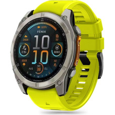 Tech-Protect Silicone Line Strap for Garmin Fenix 5 | 6 | 6 Pro | 7 | 8 (47 mm) | E - Green