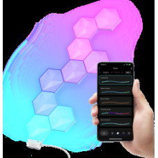 LED paneļi Trust GXT902 VYBZ RGB Hexagon