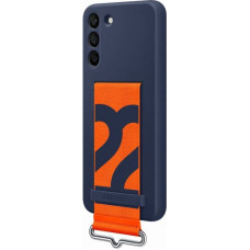 EF-GS906TNE Samsung Silicone Cover with Strap for Galaxy S22+ Navy  (Damaged Package)
