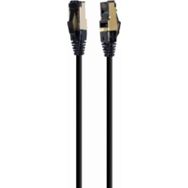 Kabelis Gembird S| FTP Cat. 8 LSZH Patch Cord Black 15 m