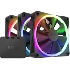 Nzxt Cooler F Series F120 RGB Triple Pack Black Schwarz (RF-R12TF-B1) (RFR12TFB1)