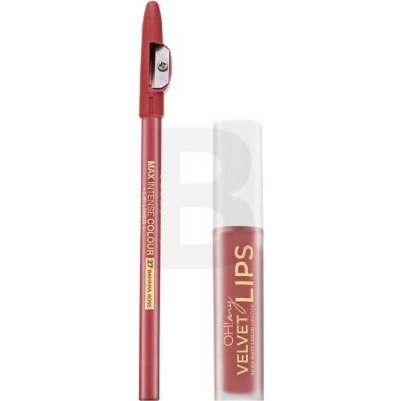 Eveline Evelīna OH! My Velvet Lips Matt Lip Kit 13 Brownie Biscotti matētam efektam 4,5 ml