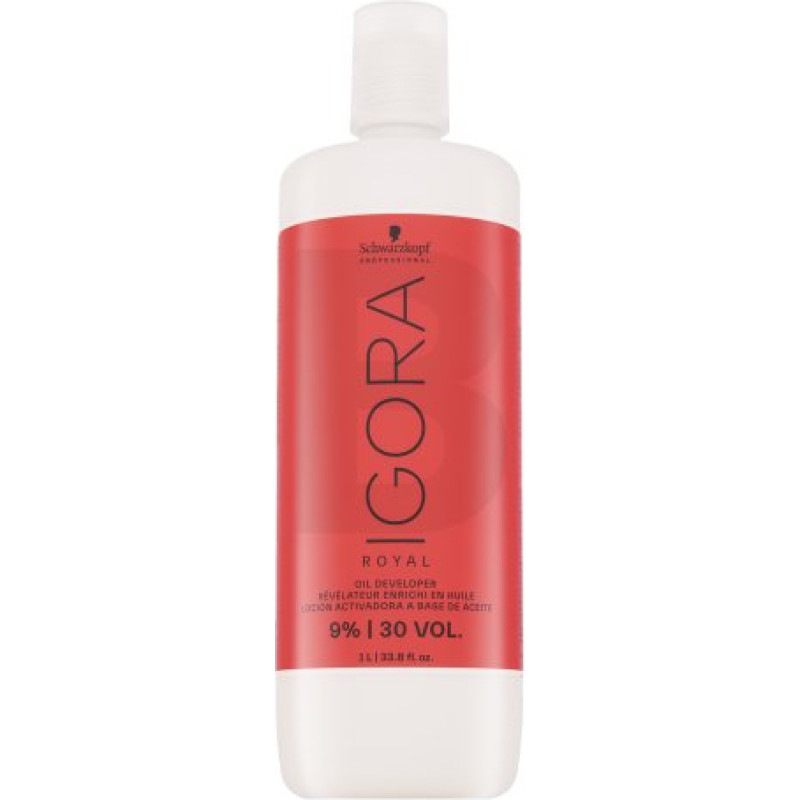 Schwarzkopf Professional Igora Royal Oil Developer 9% Attīstošā emulsija ar eļļas maisījumu 1000 ml