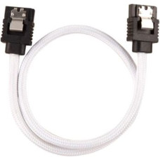 CORSAIR Premium Sleeved SATA Cable 2-pack - White