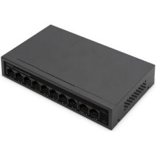 Digitus - switch - IEEE 802.3af, IEEE 802.3at - 8 ports - unmanaged