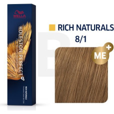 Wella Professionals Koleston Perfect Me+ Rich Naturals profesionāla permanentā matu krāsa 8|1 60 ml